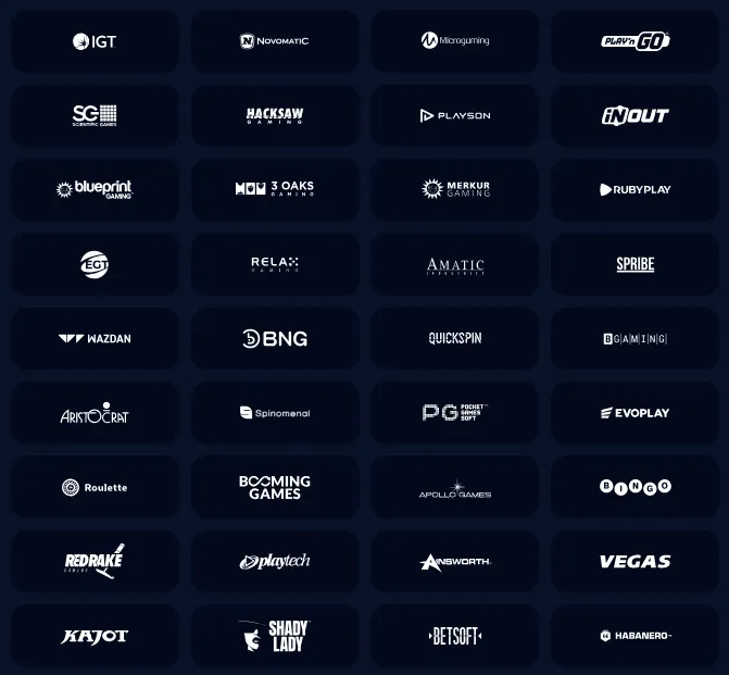 smash casino providers